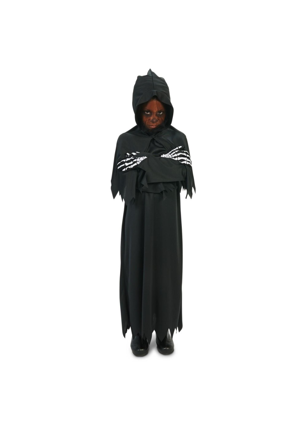 Black Hooded Grim Reaper Boys Costume