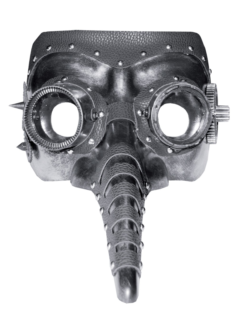Black Steam Punk Long Nose Mask