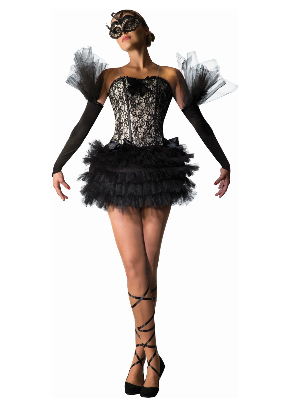 Black Swan Ballerina Women Costume