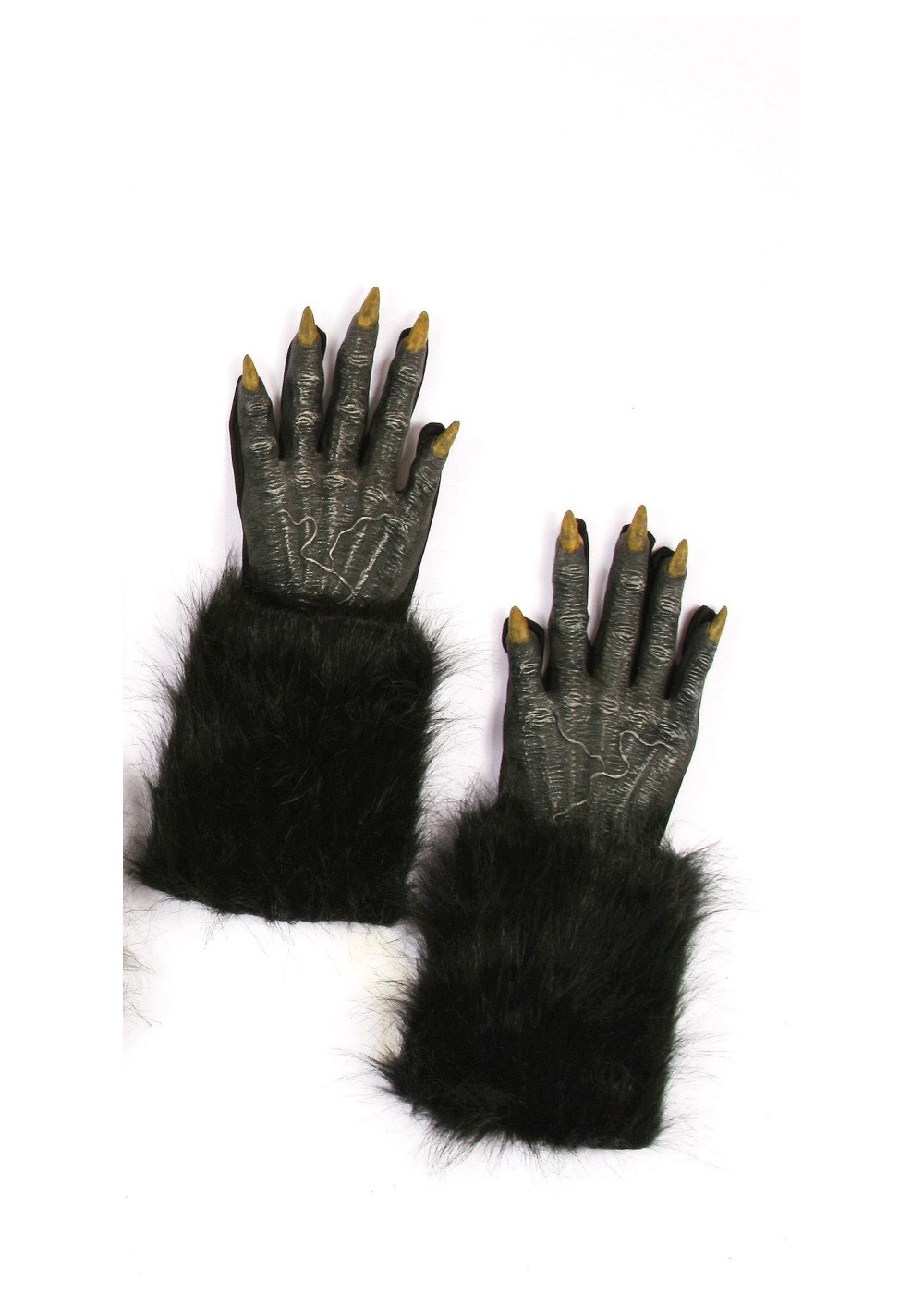 Black Werewolf Costume Gloves