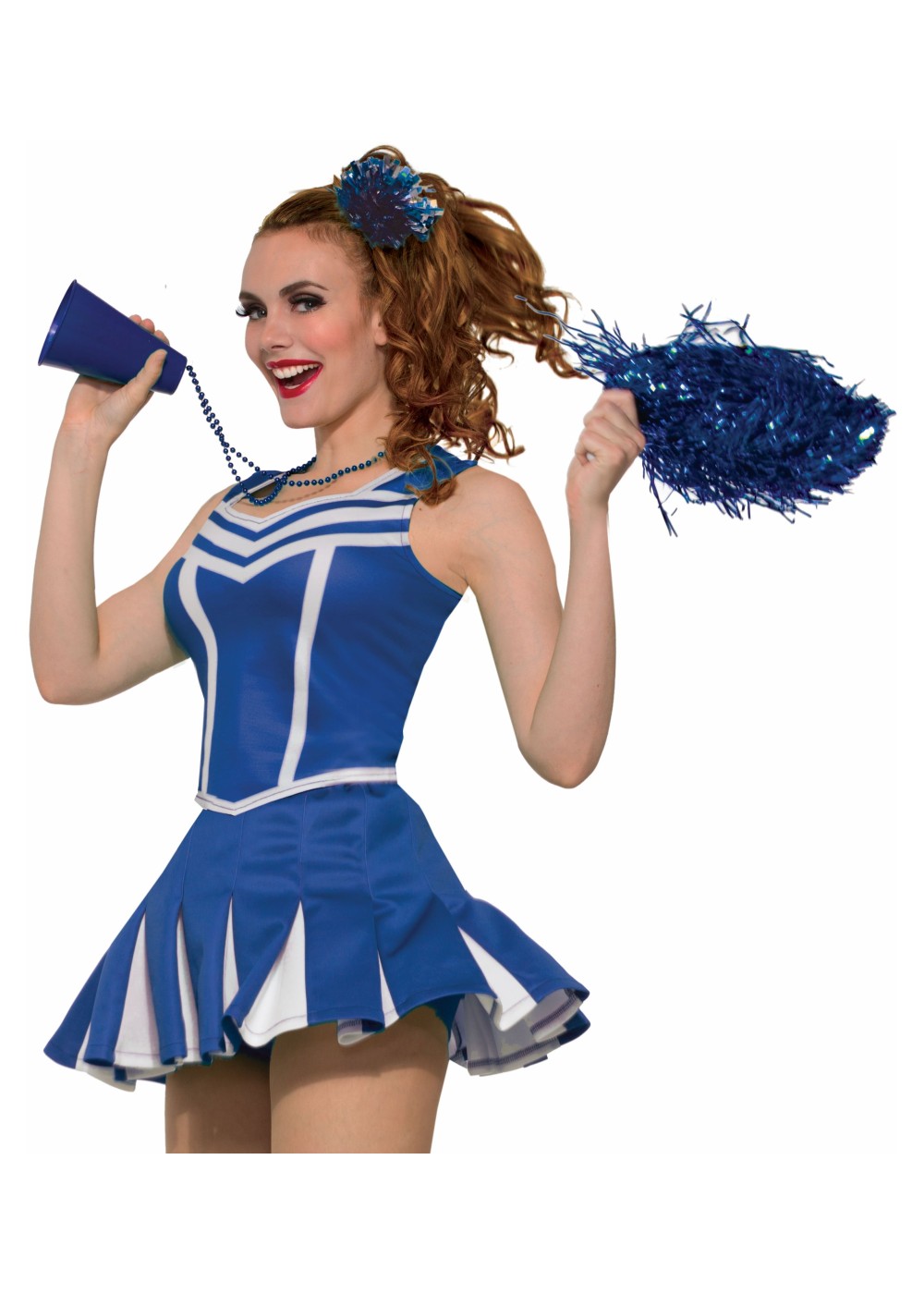 Blue Cheerleader Women Skirt