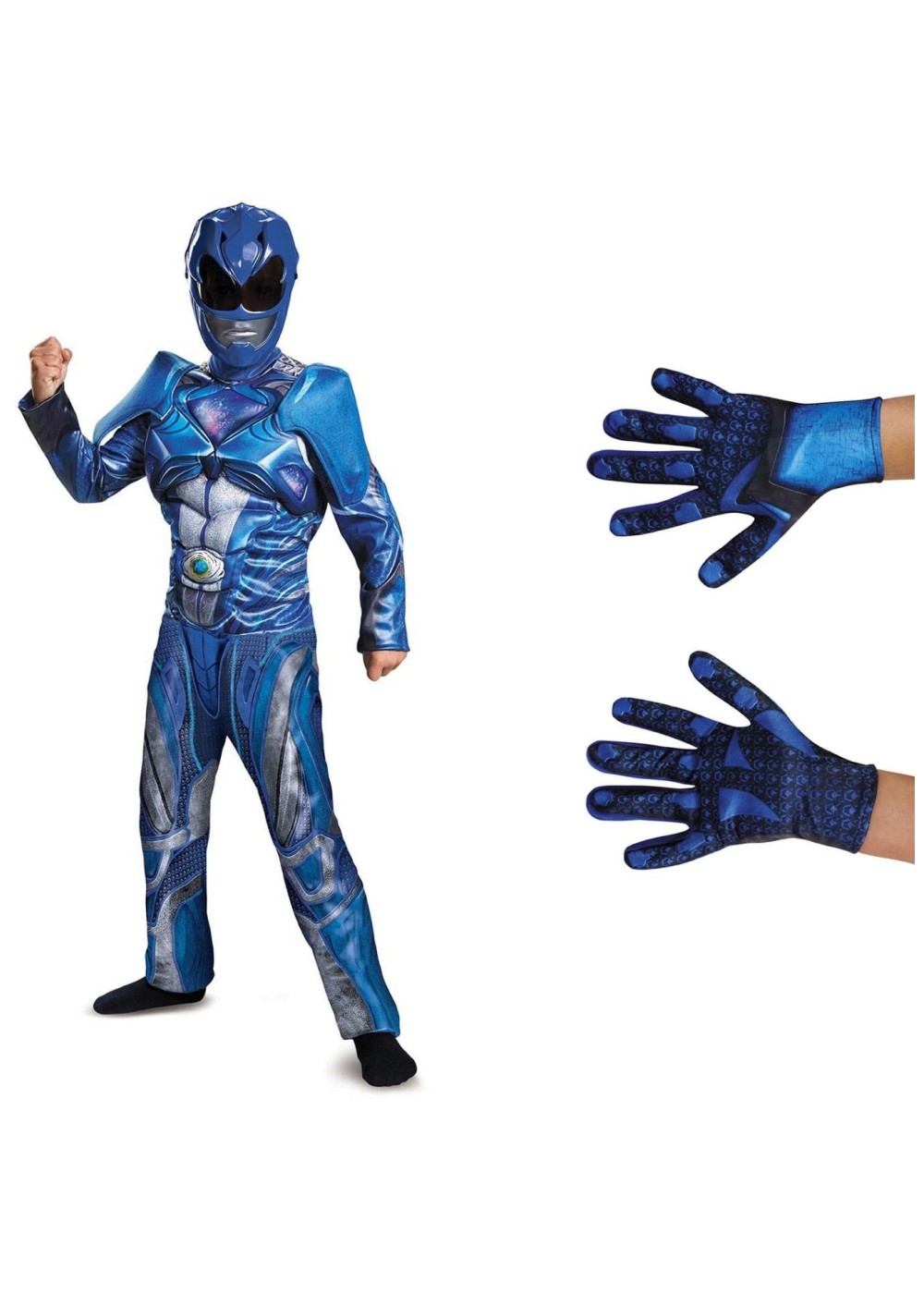 Boys Blue Power Ranger Costume Kit