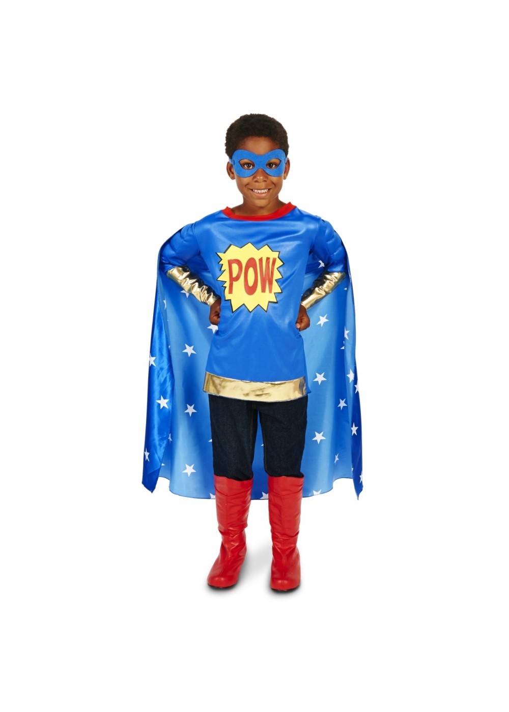 Boys Comic Pow Superhero Costume - Superhero Costumes