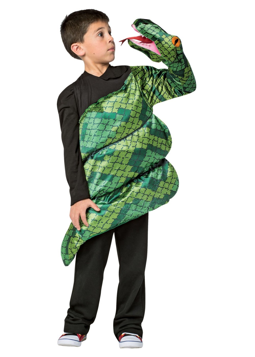 Boys Green Anoconda Costume - Animal Costumes