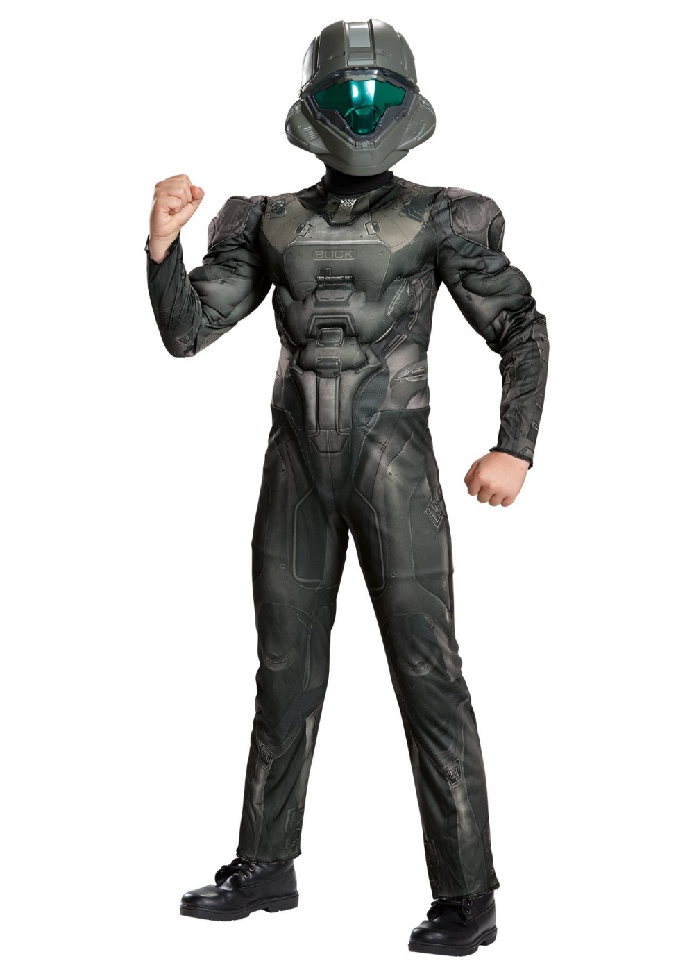Boys Halo Spartan Buck Muscle Costume