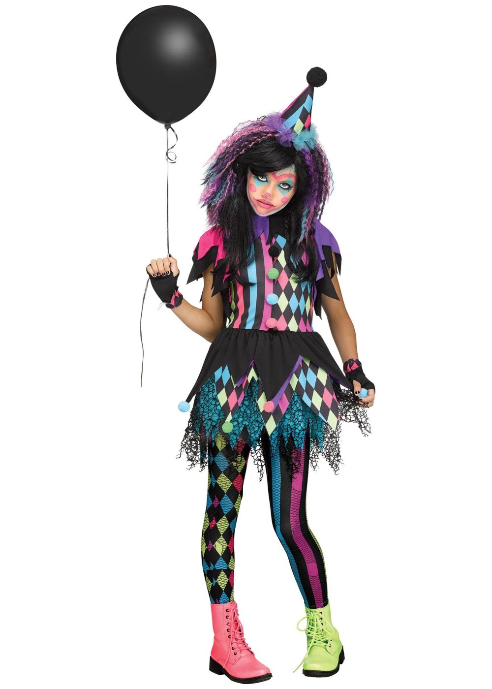 Circus Clown Girl Costume - Clown Costumes