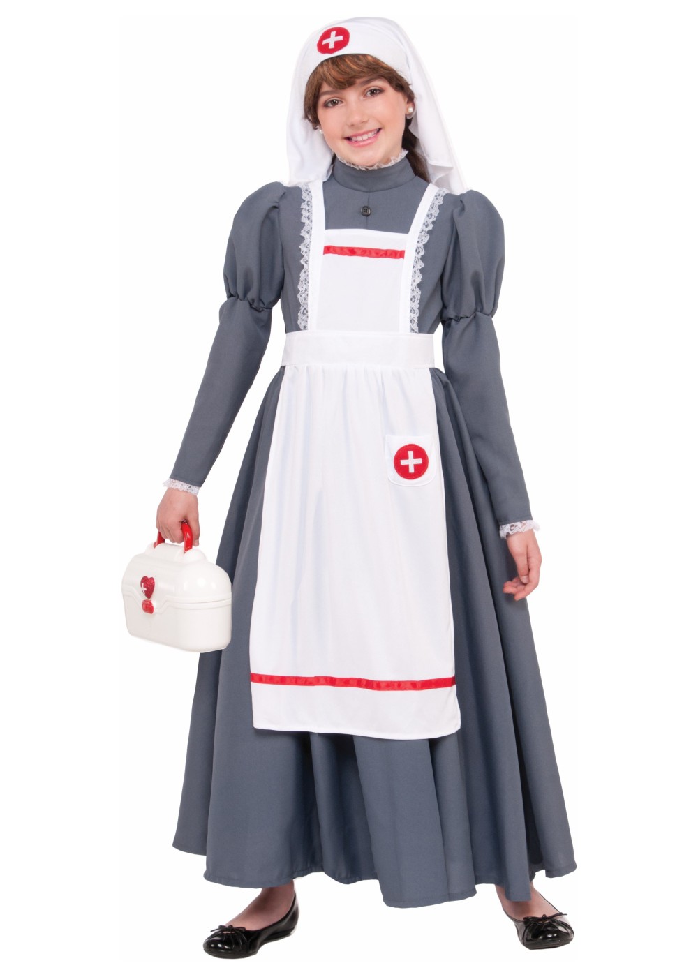 Kids Civil War Nurse Girls Costume