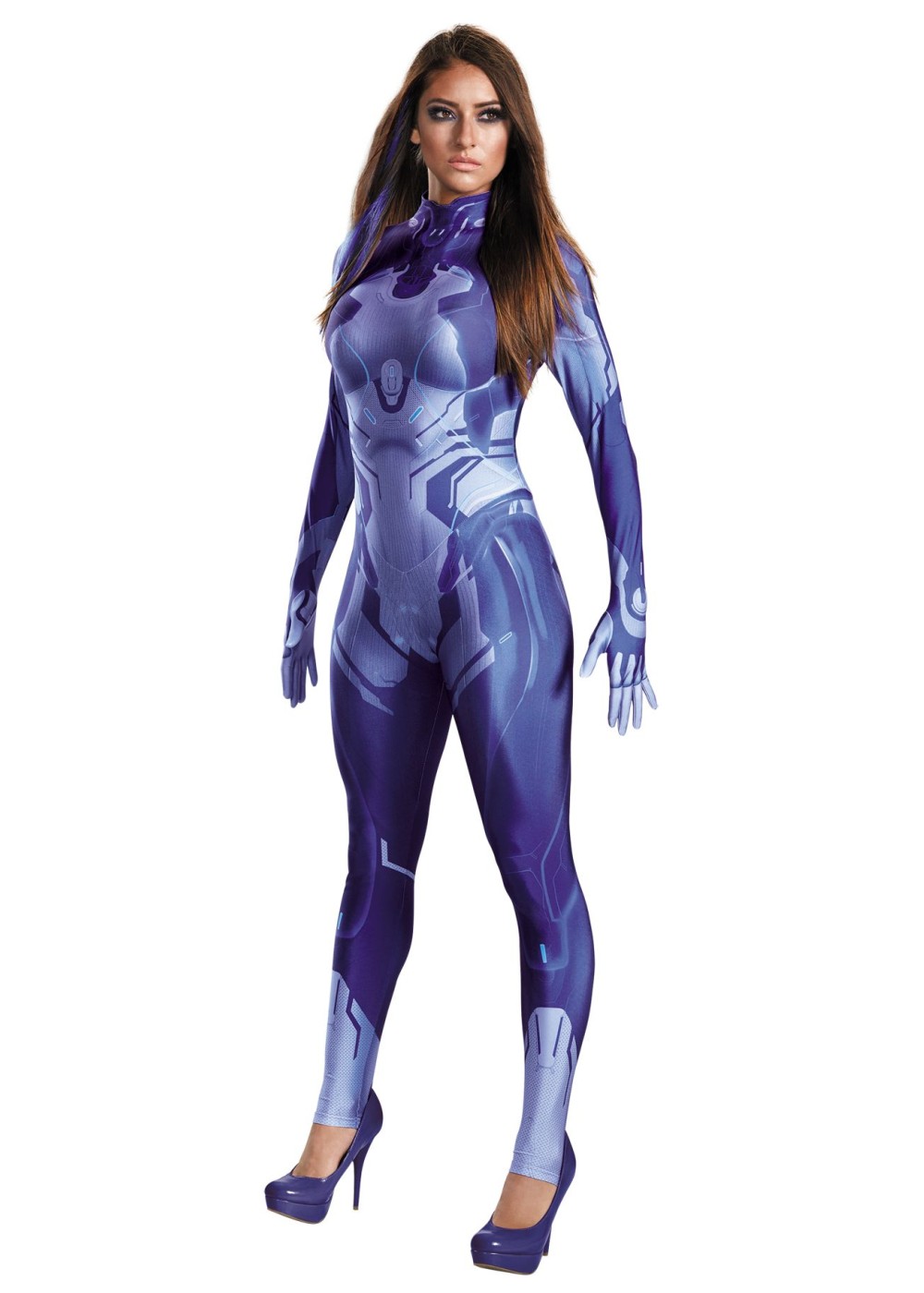 Halo Cortana Woman Costume