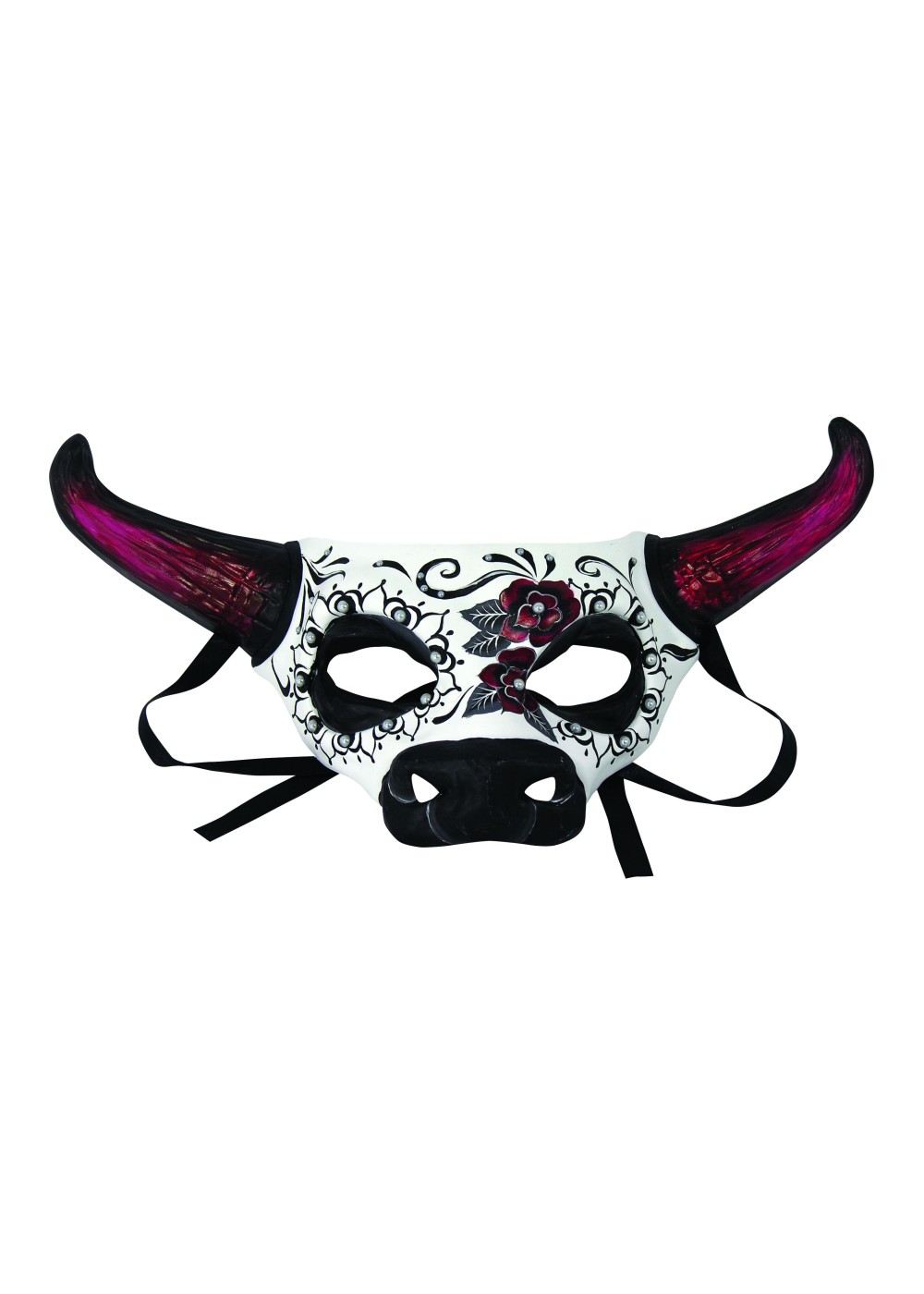 Day Of The Dead Cow Mask