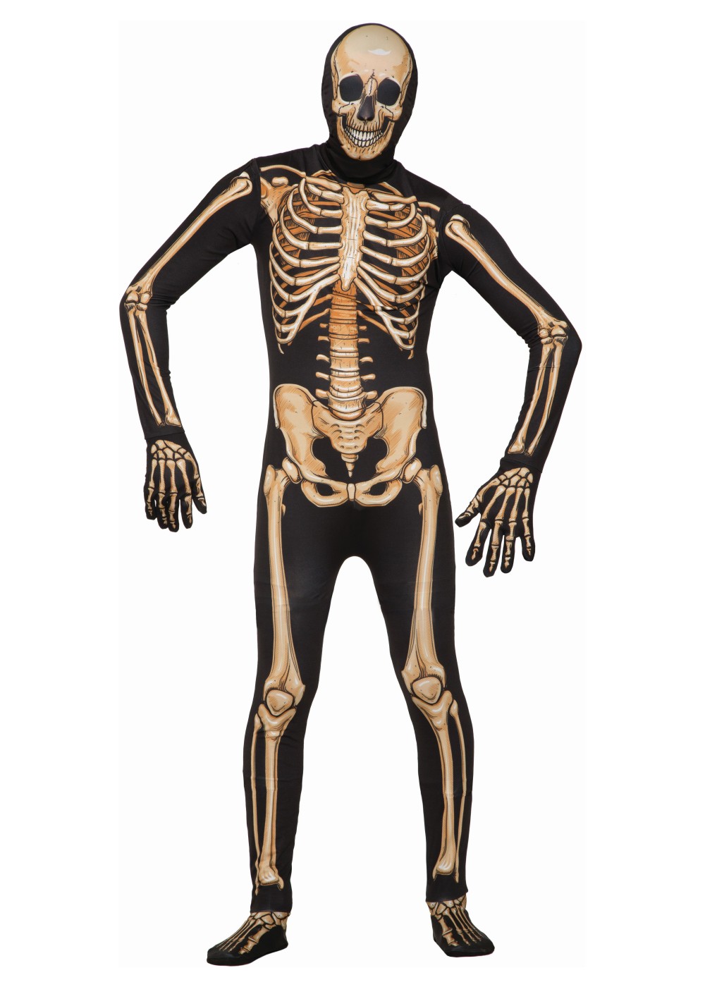 Disappearing Skeleton Men Costume - Scary Costumes
