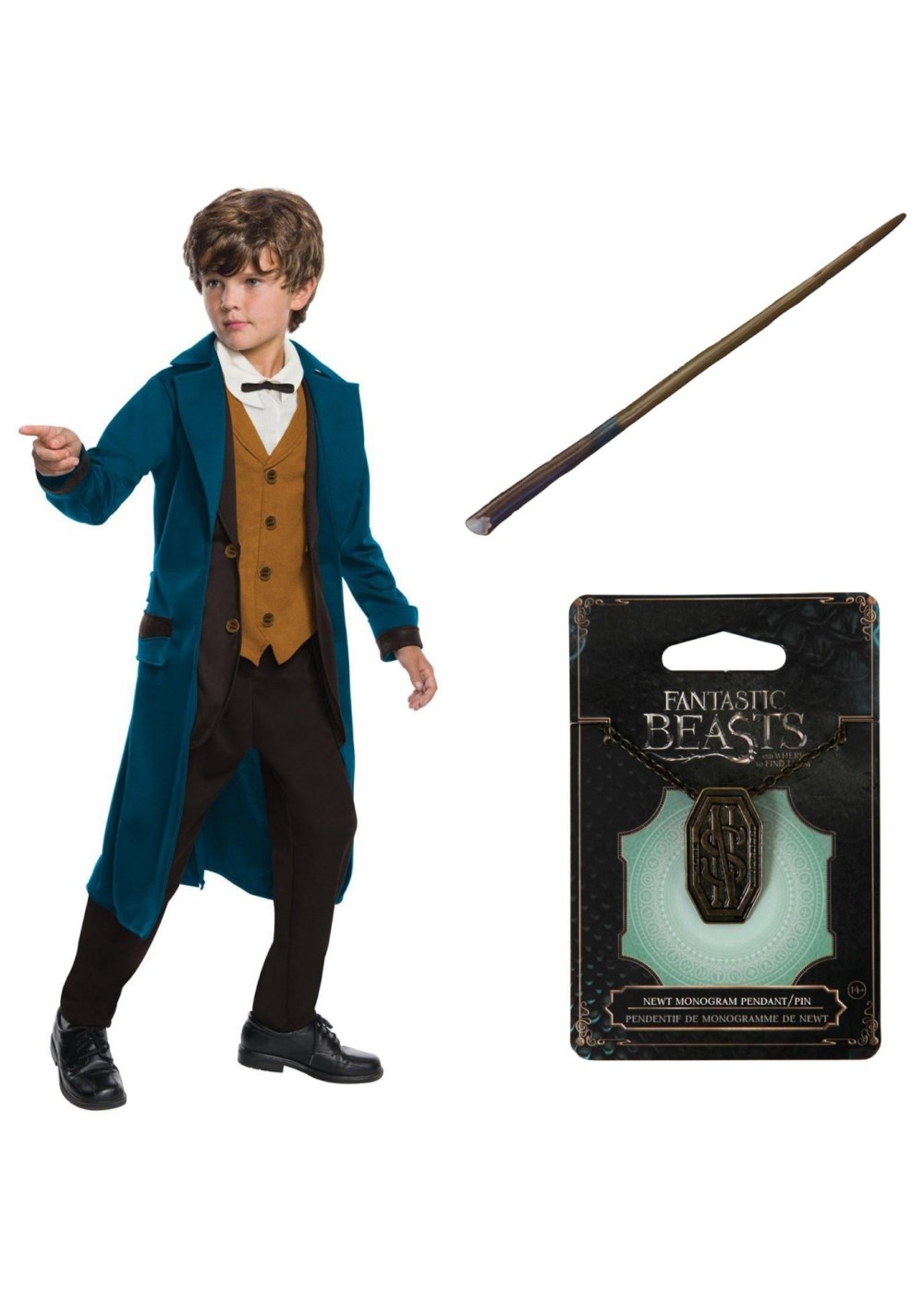 Fantastic Beasts Newt Boys Character Costume Kit