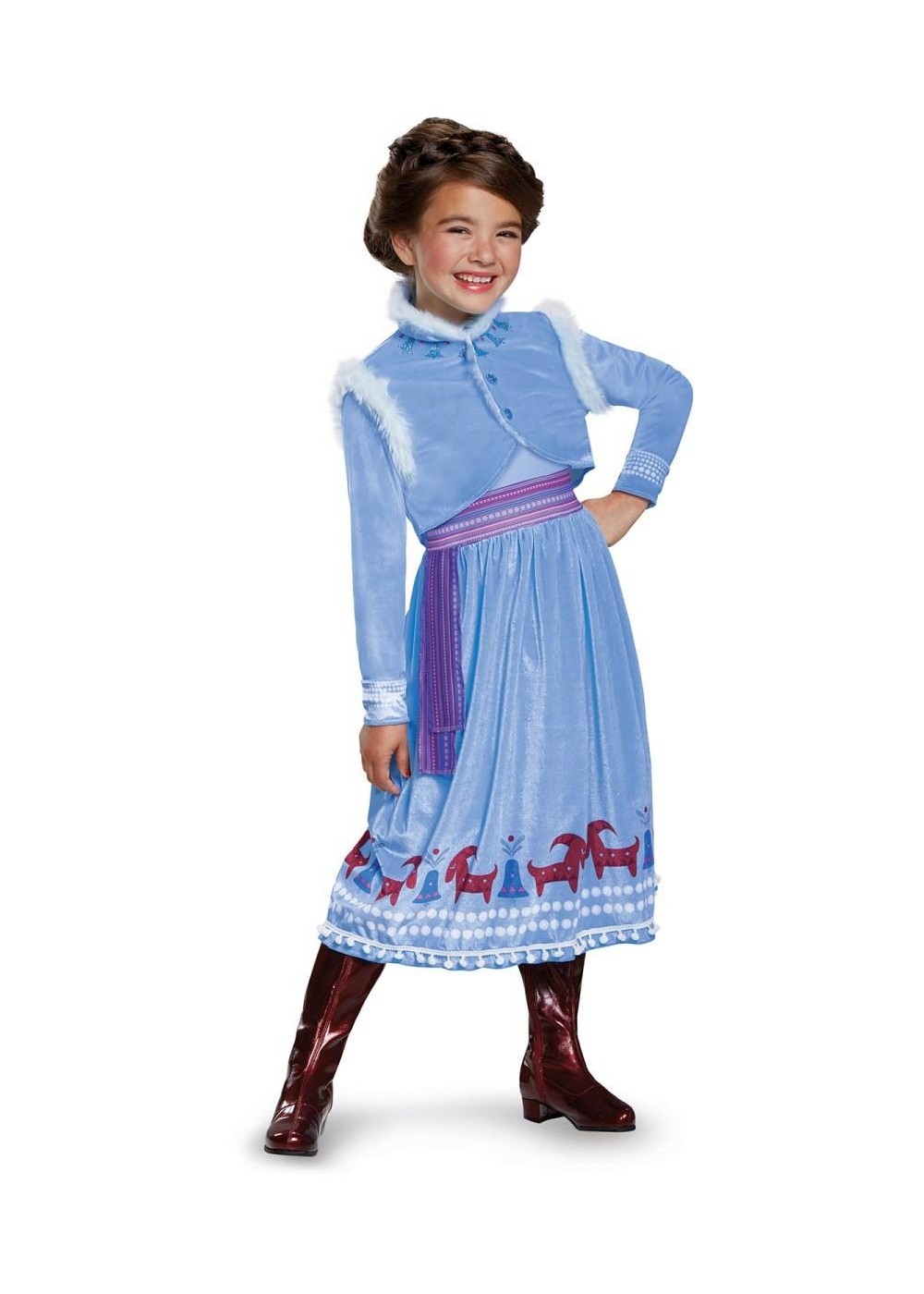 Kids Frozen Anna Character Costume