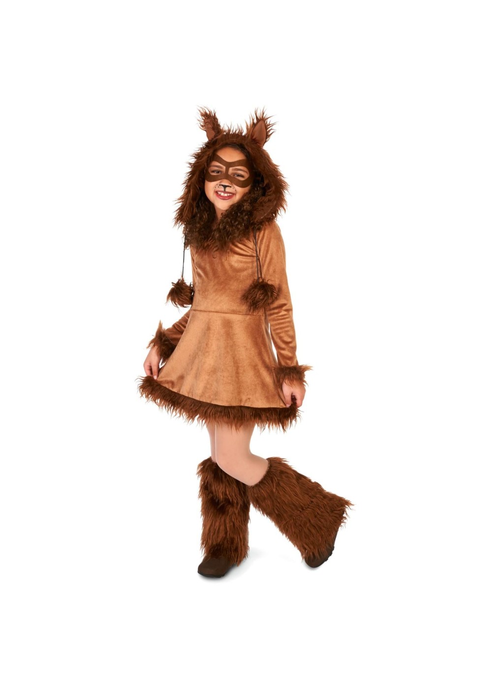 Kids Furry Fox Girls Costume