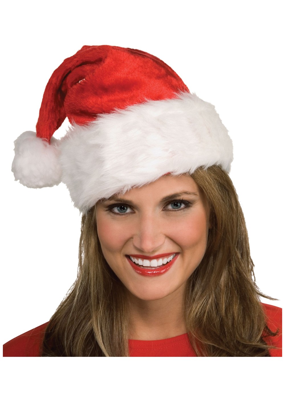 Fuzzy Santa Hat - Christmas Costumes