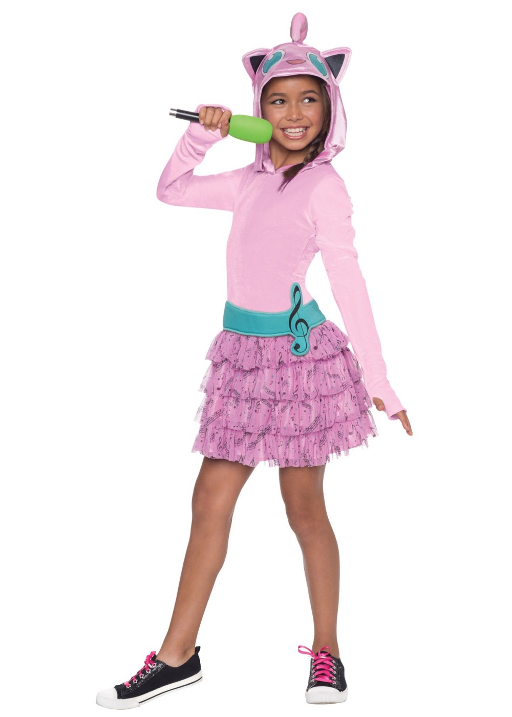 Kids Girls Jiggly Puff Hoodie Costume Dress