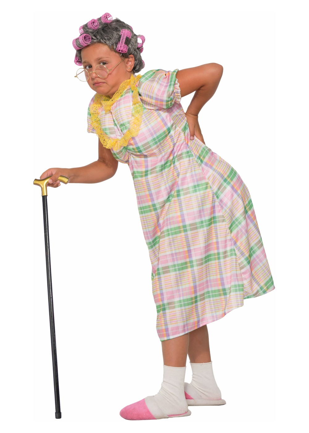 Old Lady Girls Costume - Funny Costumes