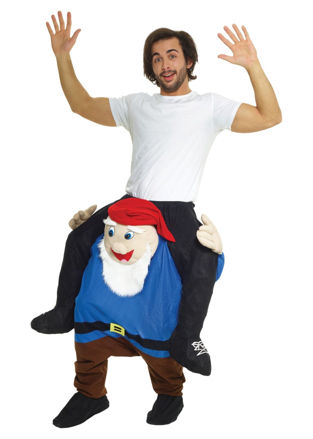 Gnome Piggy Back Ride On Me World Book Day Week Fancy Dress Outfit Carry Costume