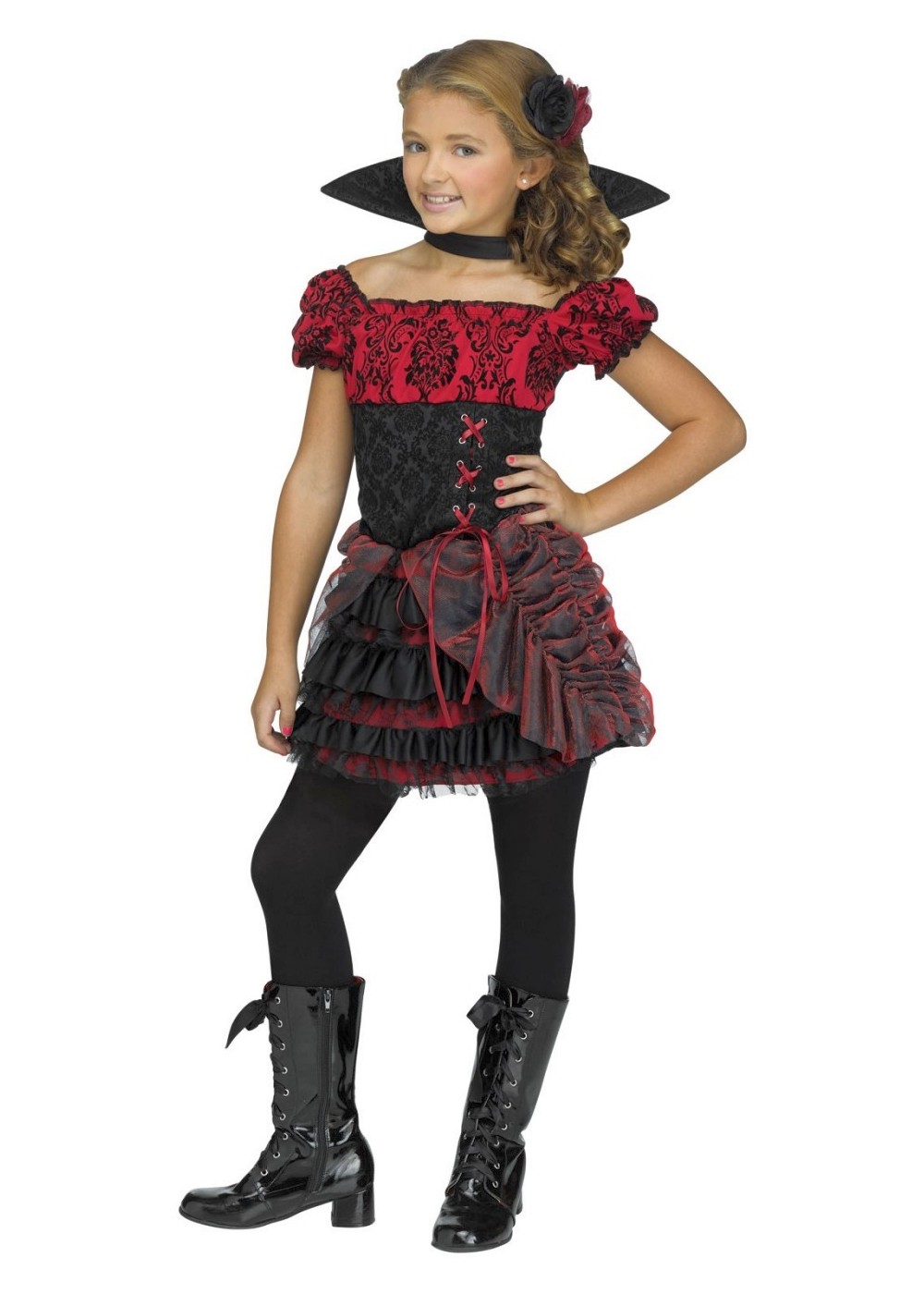 Kids Gothic Vampiress Costume