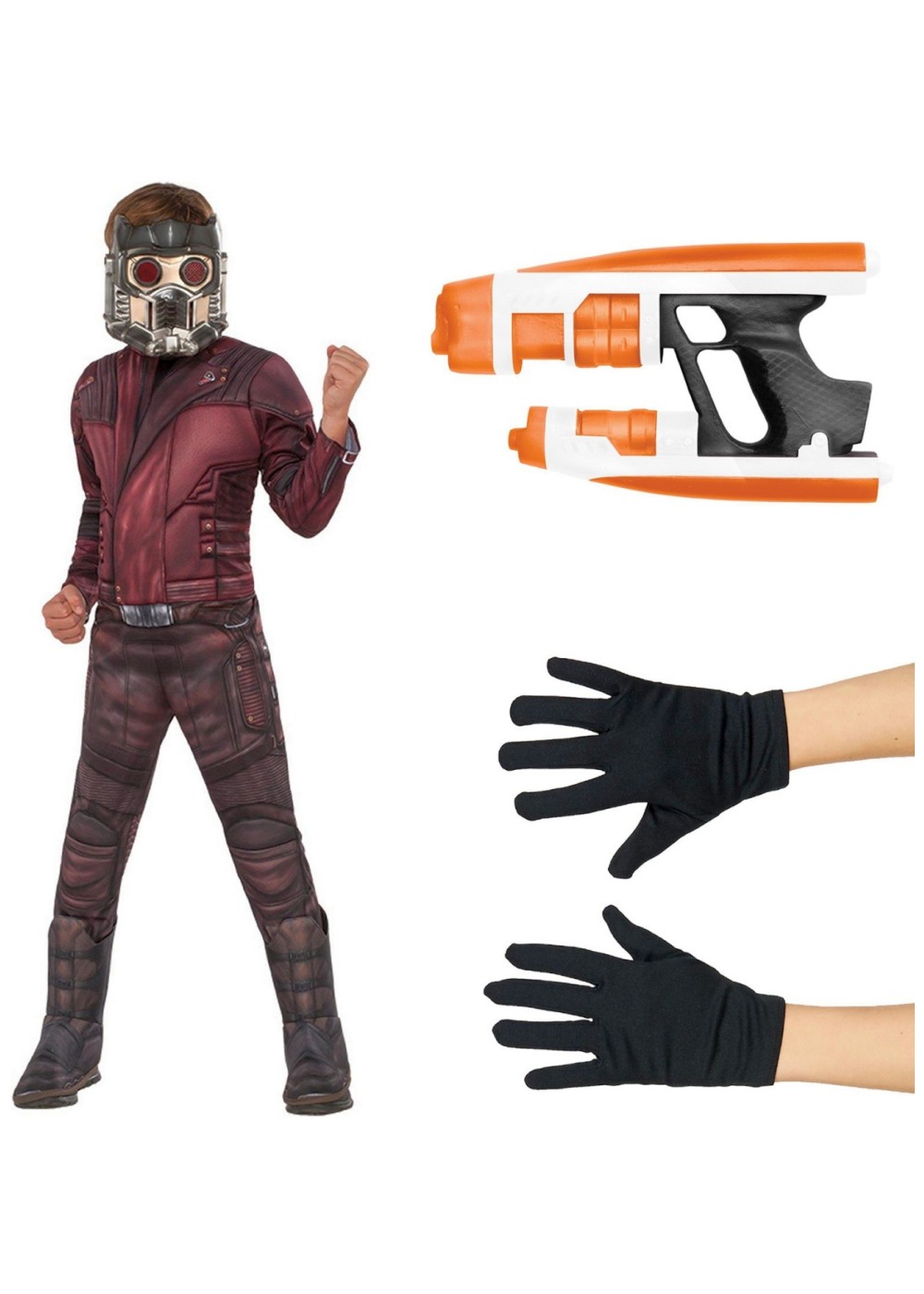 Guardians Of The Galaxy Star Lord Boys Costume Kit