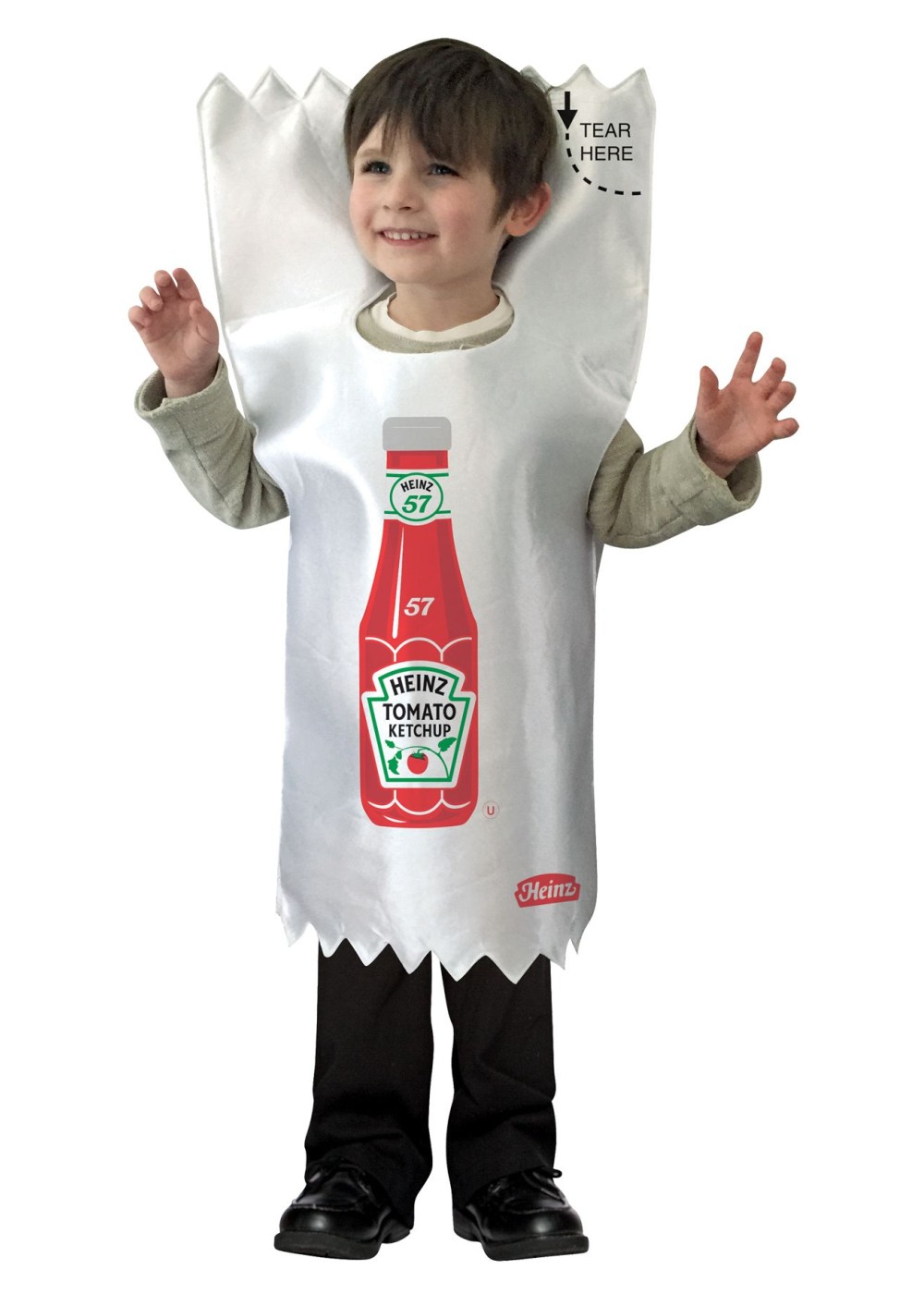 Toddler Boys Heinz Ketchup Packet Costume