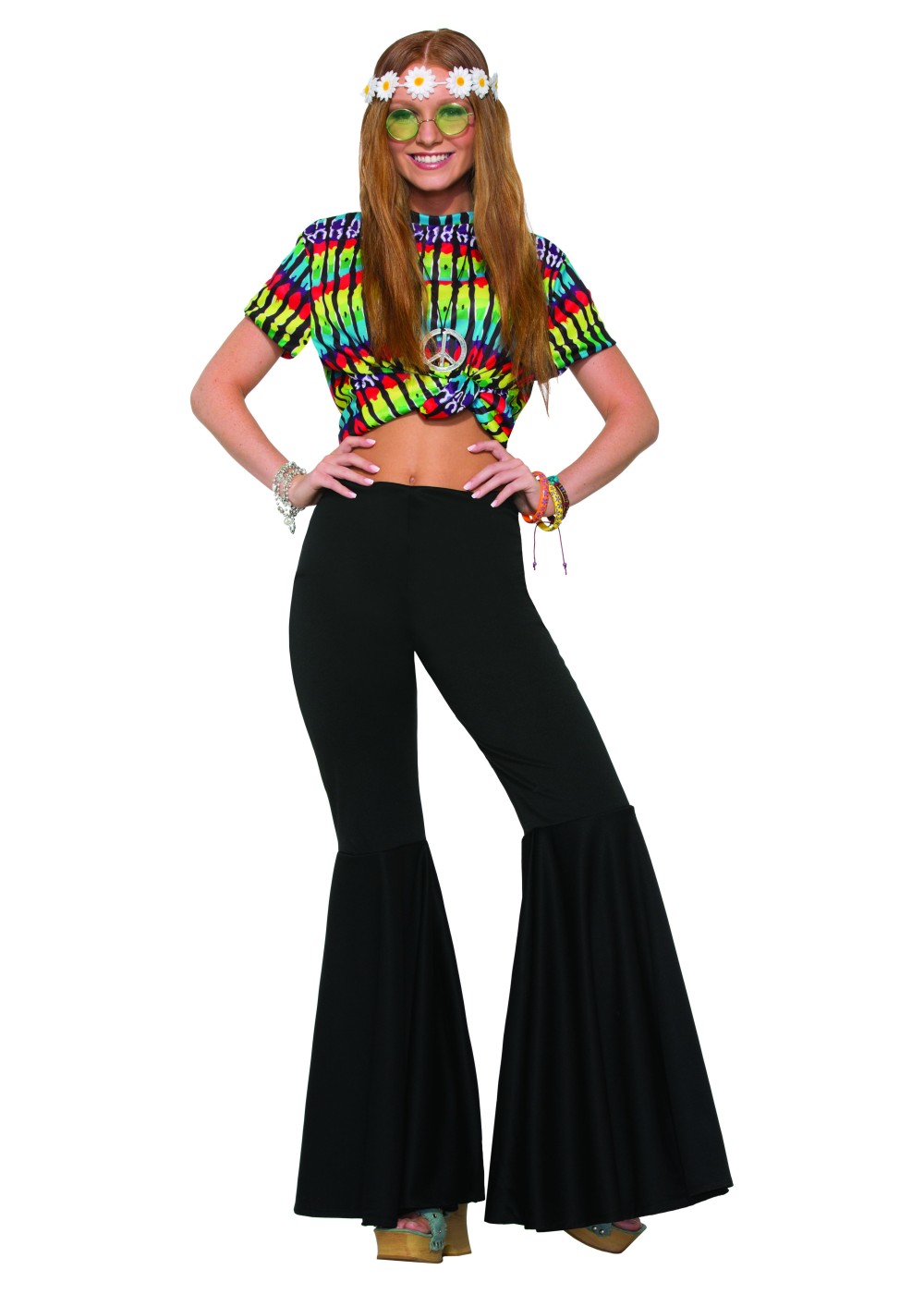 Hippie Look Flared Bell Bottom Pants – Chic Boho Style