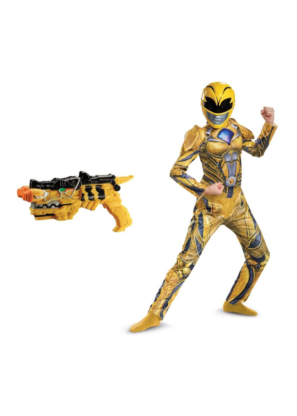 power rangers dino thunder yellow ranger costume