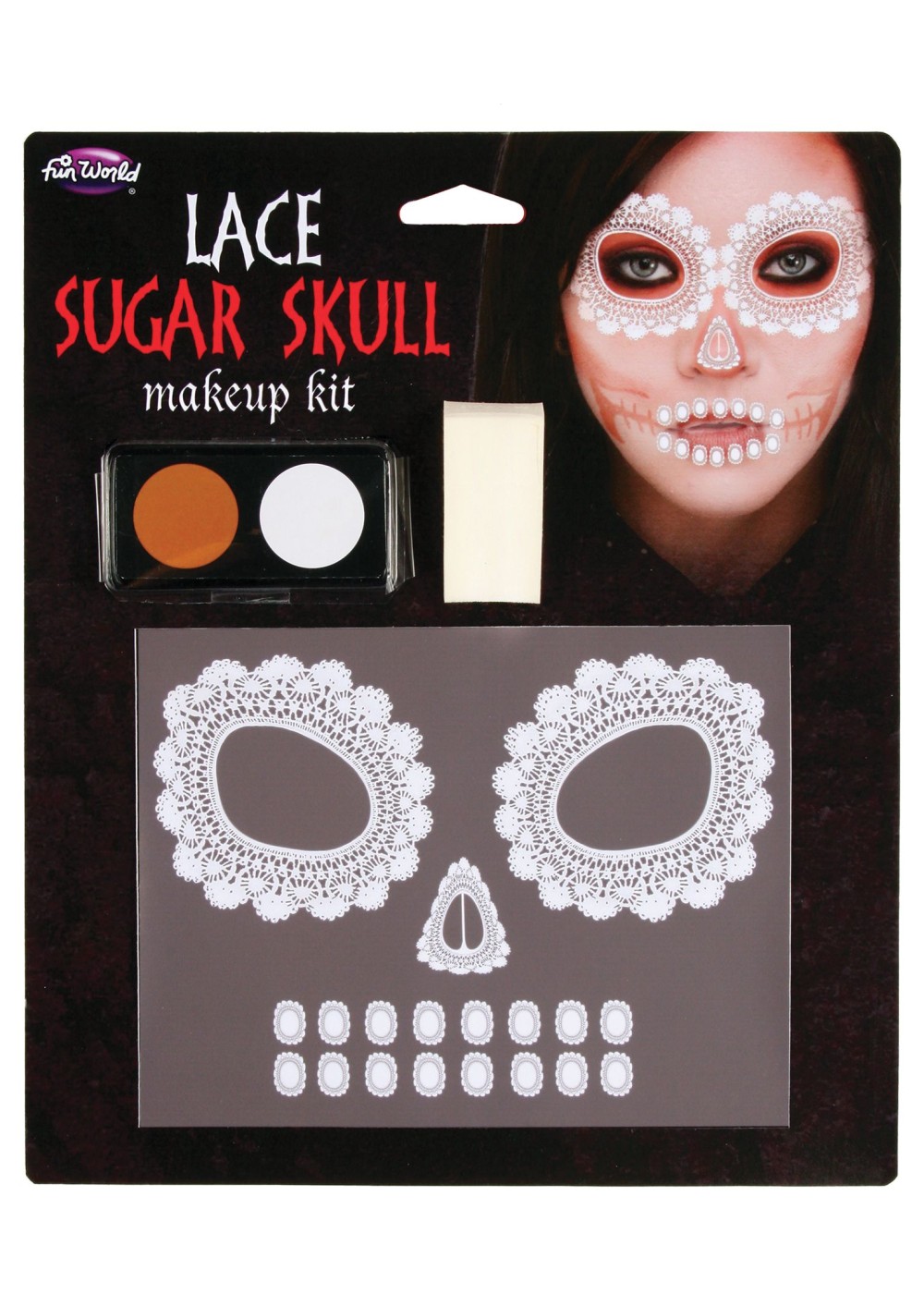 Lace Skull Makeup Kit
