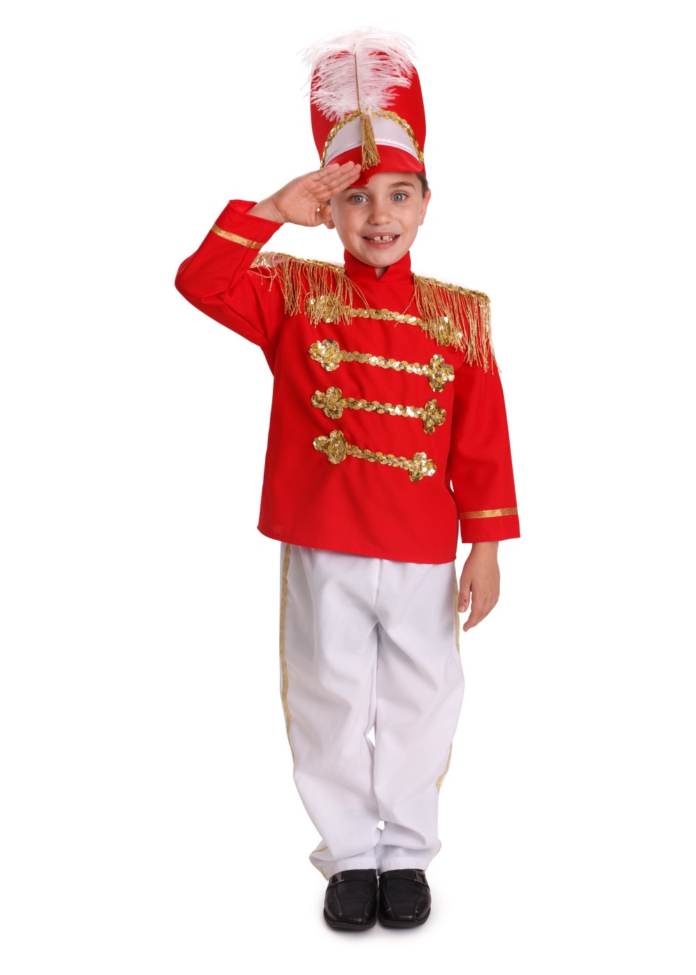 inhzoy Kids Boys Marching Band Major Uniform Costume Jacket Outfit Set 