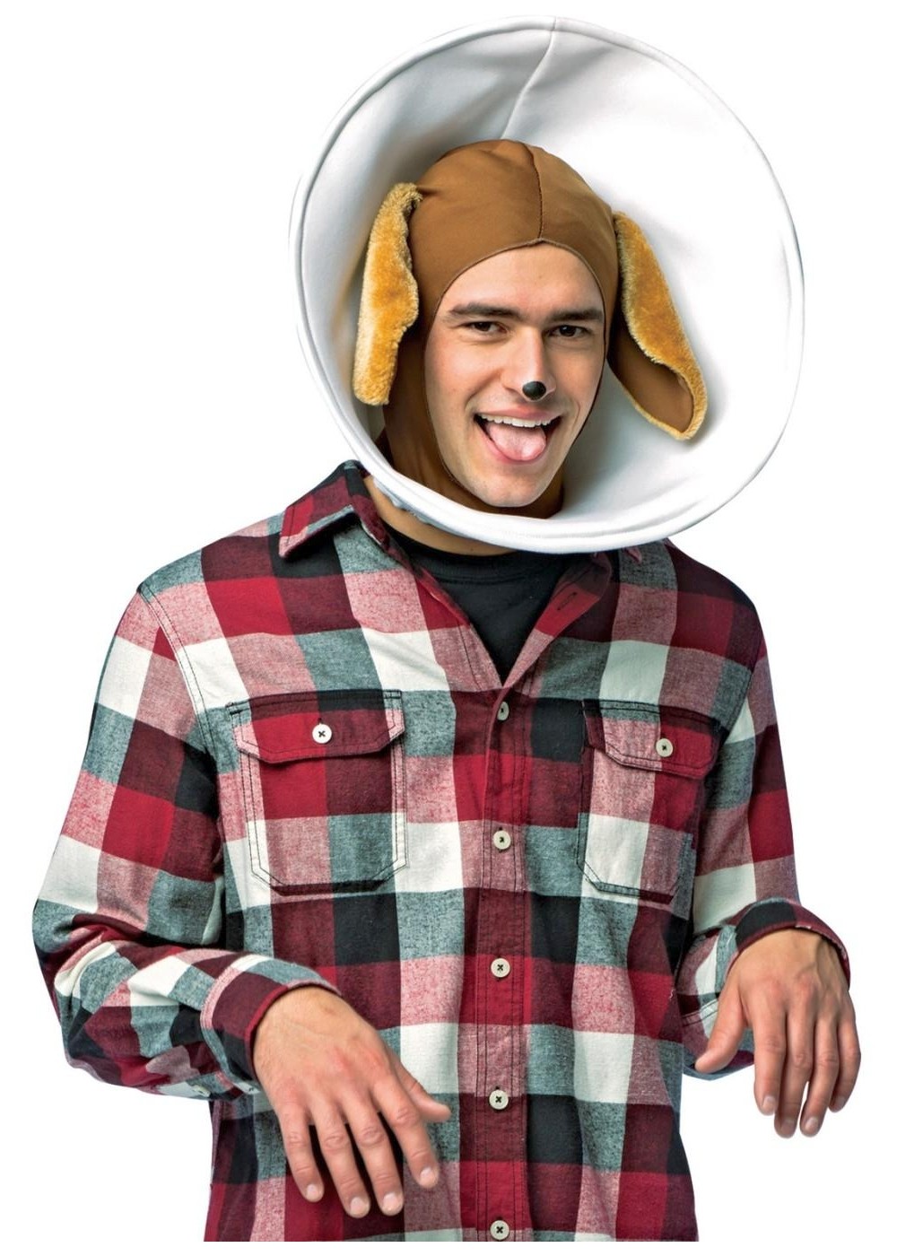 Mens Dog Cone Headpiece