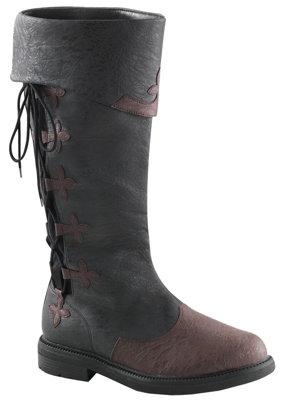 Mens Lace Up Pirate Boots