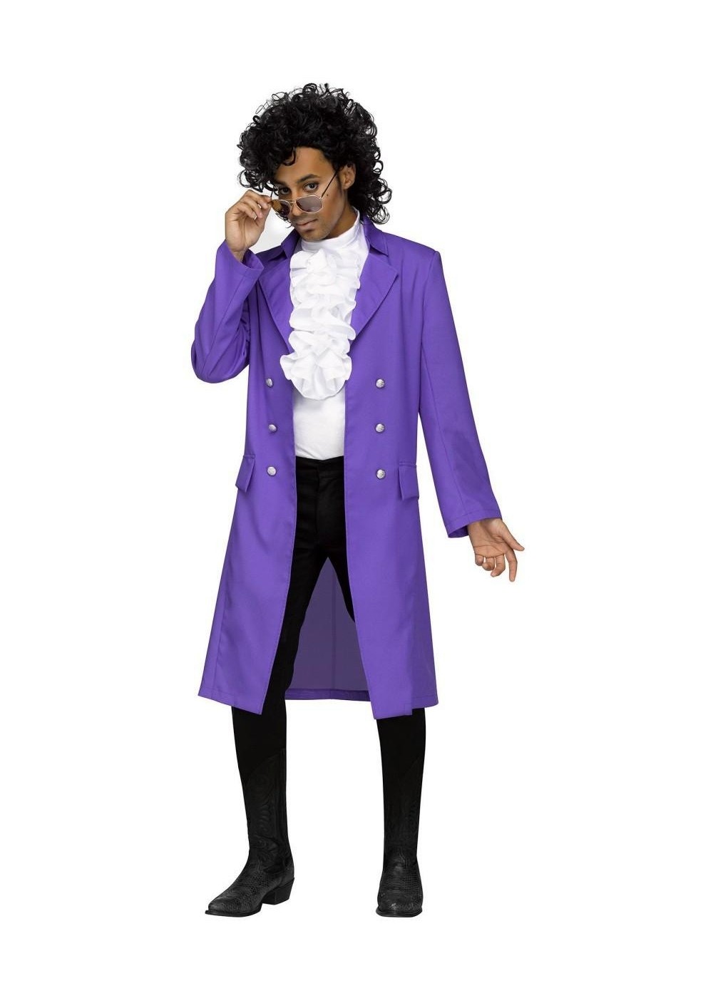 Mens Plus Prince Purple Rain Jacket - Cosplay Costumes