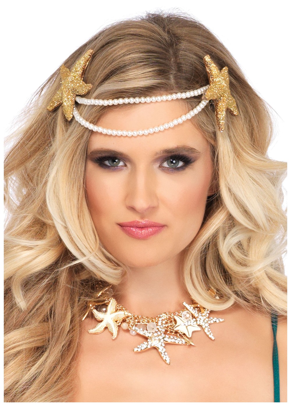 Mermaid Pearl Starfish Headband