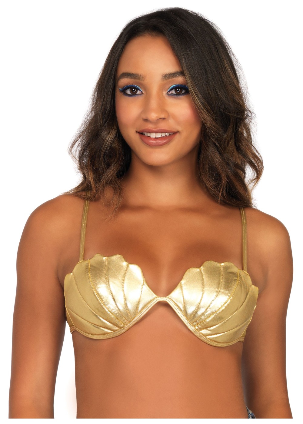 Gold Mermaid Shell Women Top