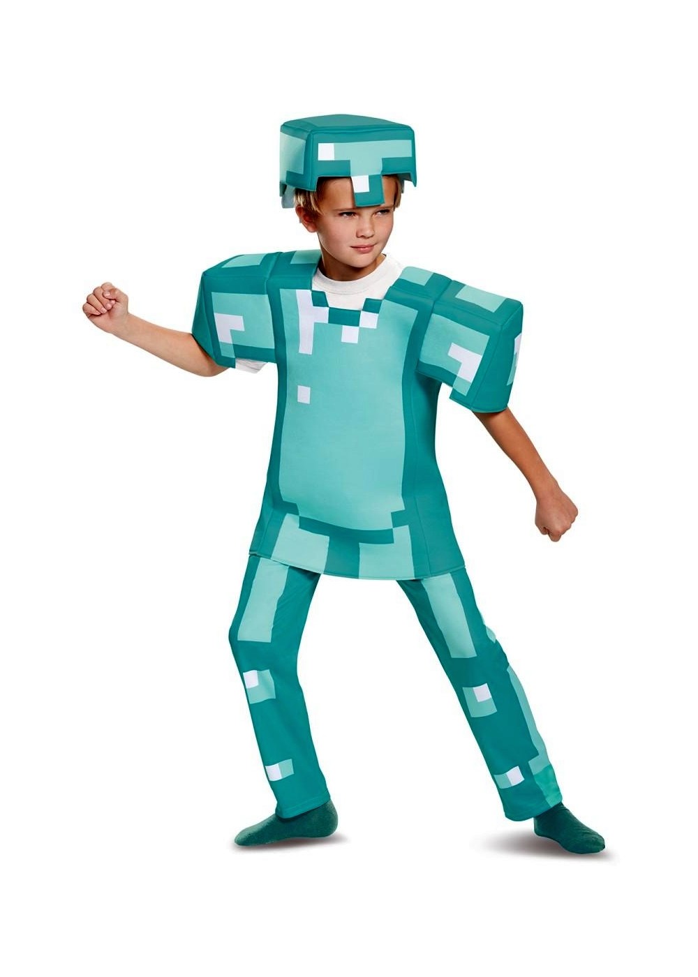 Minecraft Blue Armor Boys Costume