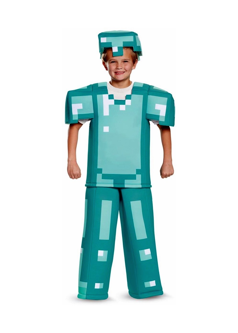 Minecraft Superior Blue Armor Boys Costume