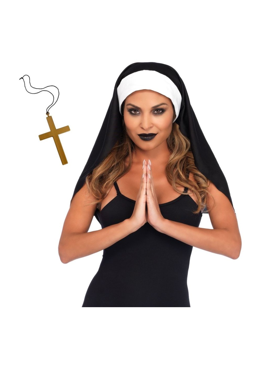 thumbnail image 2 of Nuns Hood Habit Headdress – Religious Sister Fancy Dress Accessory, One Size 2 of 2