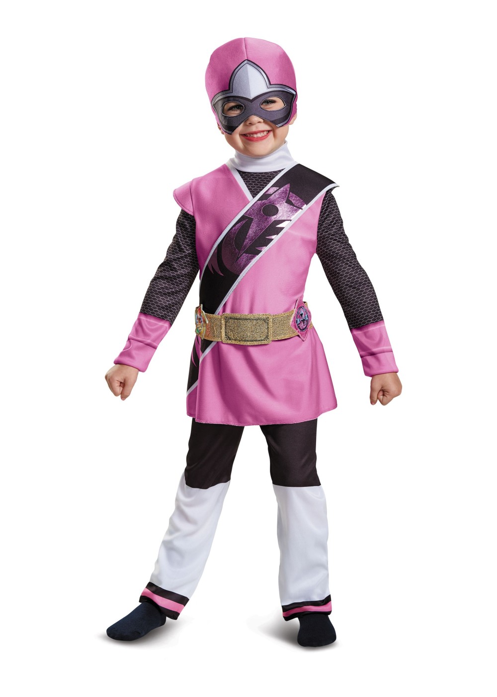 Kids Pink Power Ranger Deluxe Toddler Girls Costume