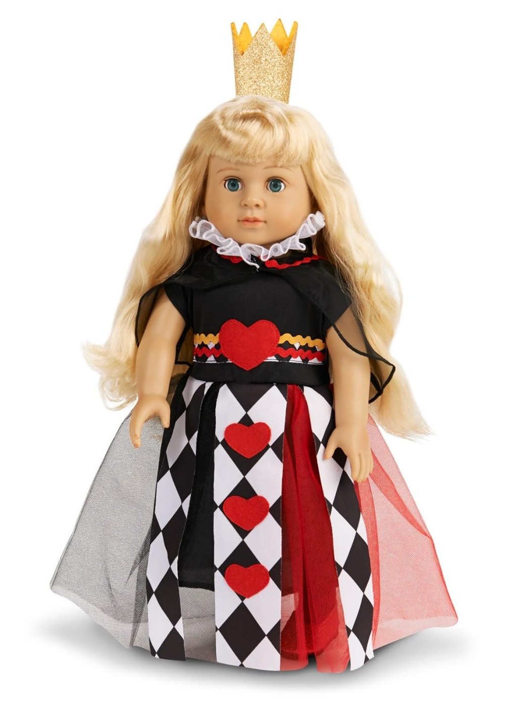 Kids Queen Of Hearts Doll Costume