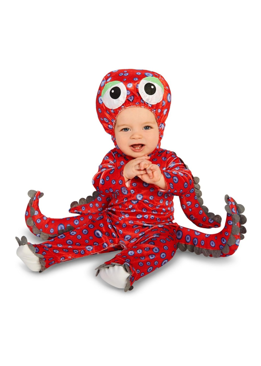 Red Octopus Baby Boys Costume