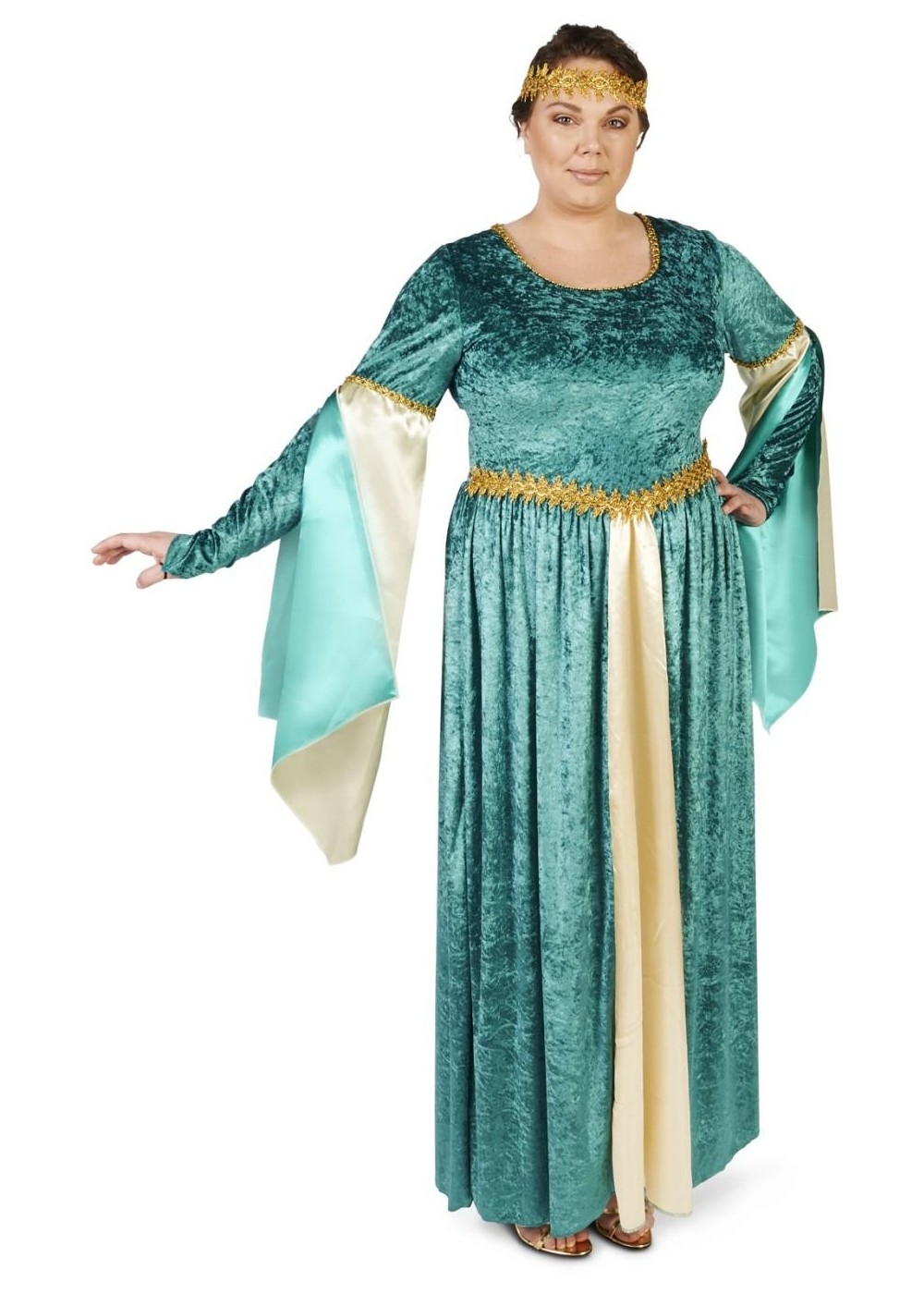 Renaissance Lady Elegant Velvet Plus Costume