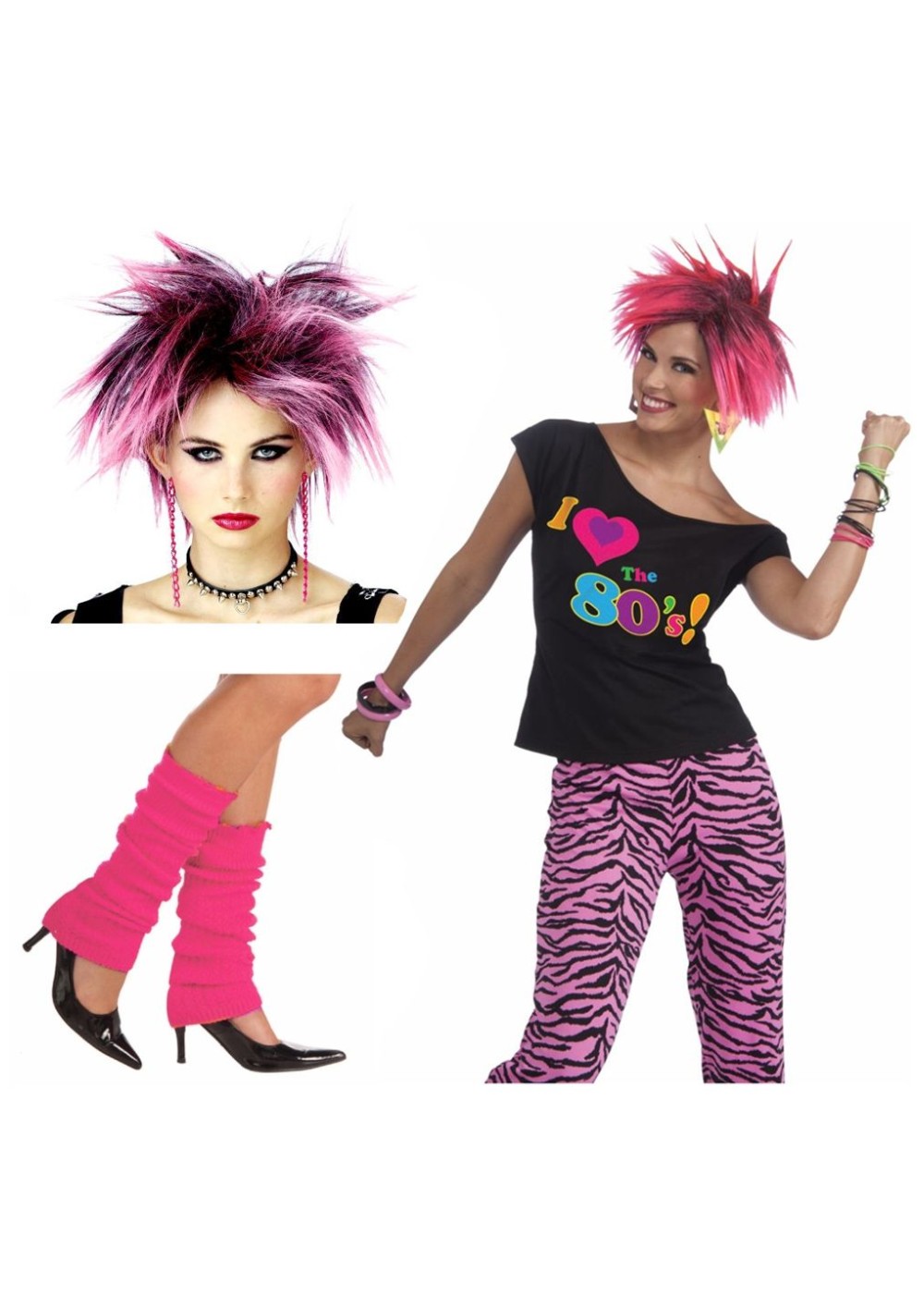 1980s Party Girl Outfit Set