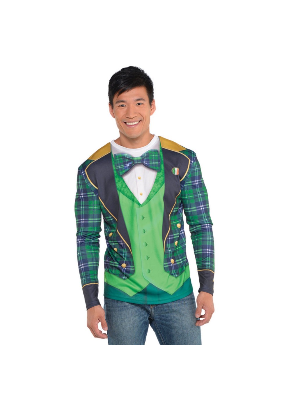 Mens Saint Patrick's Day Long Sleeve Shirt