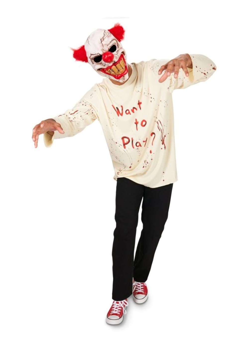 Sinister Playground Clown Mens Costume
