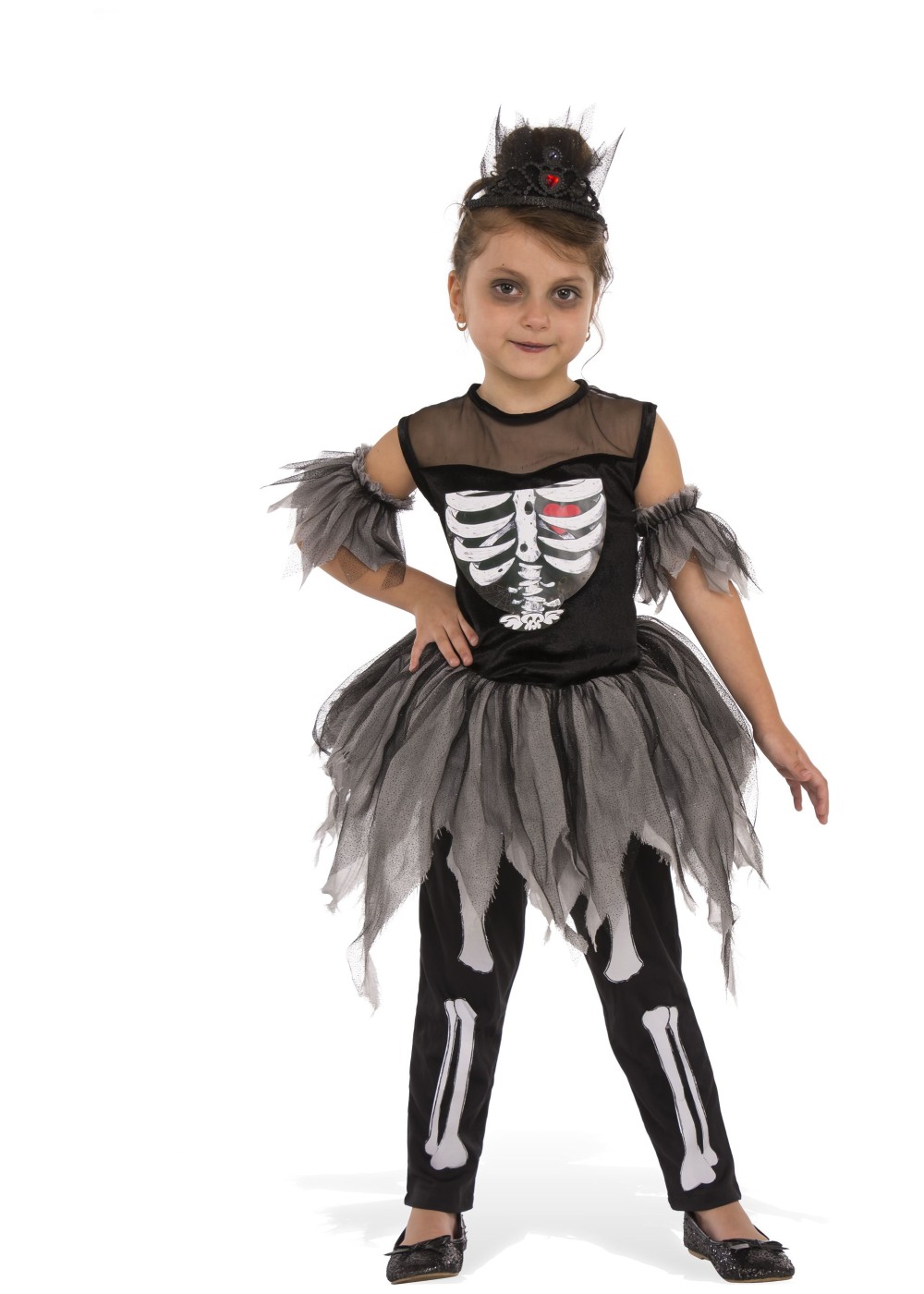 Kids Skeleton Girls Costume
