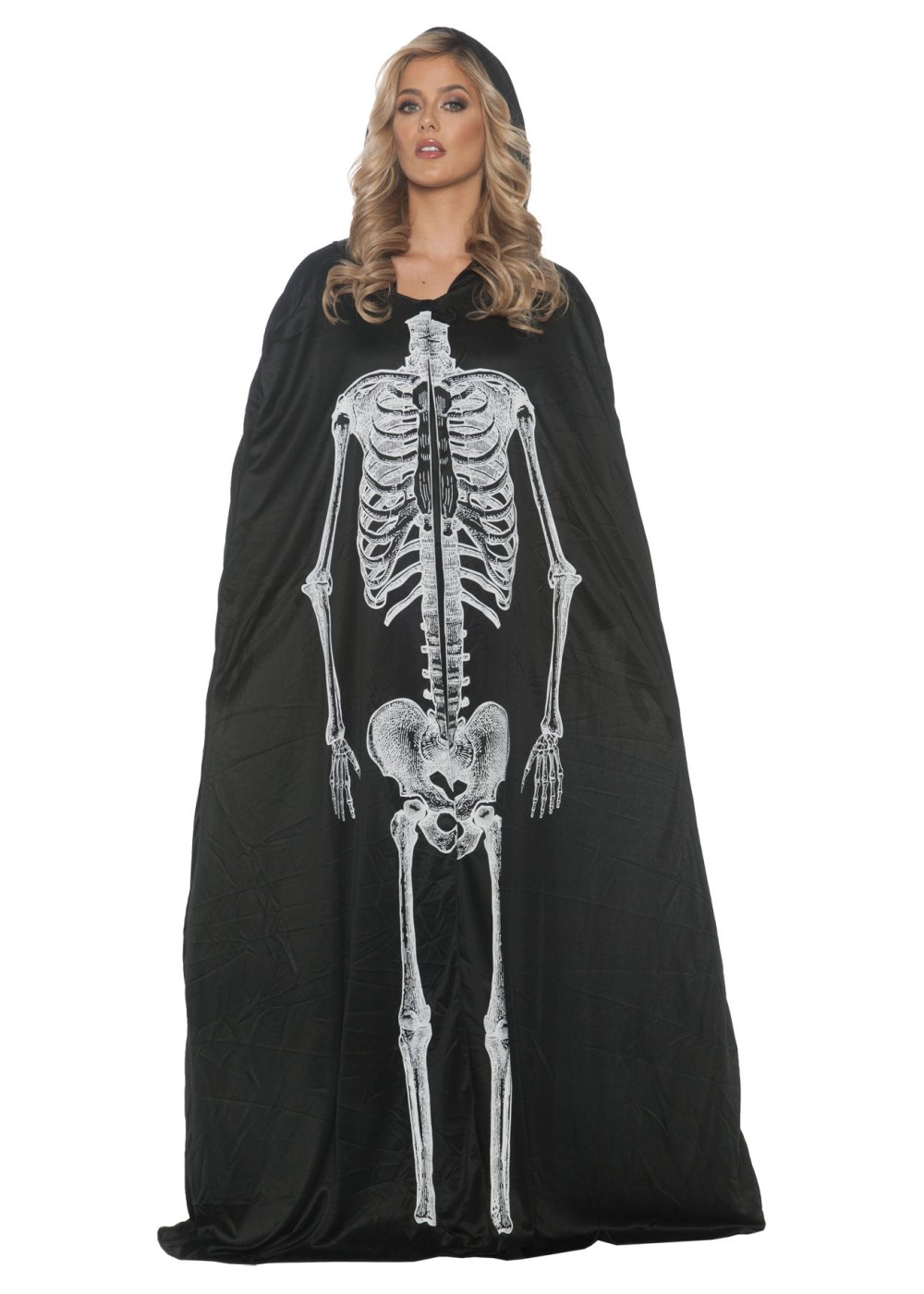 Skeleton Cape Womens Costume