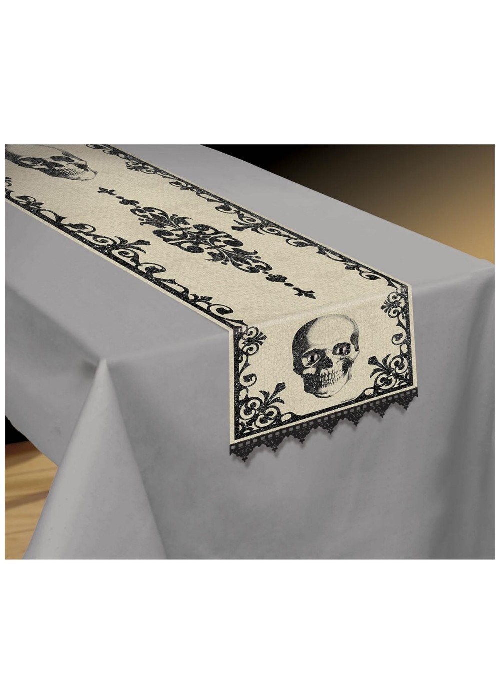 Skull Face Table Runner