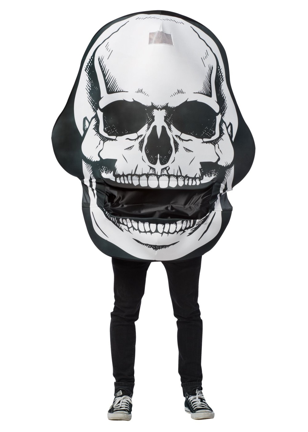 Mens Skull Mouth Head Costume