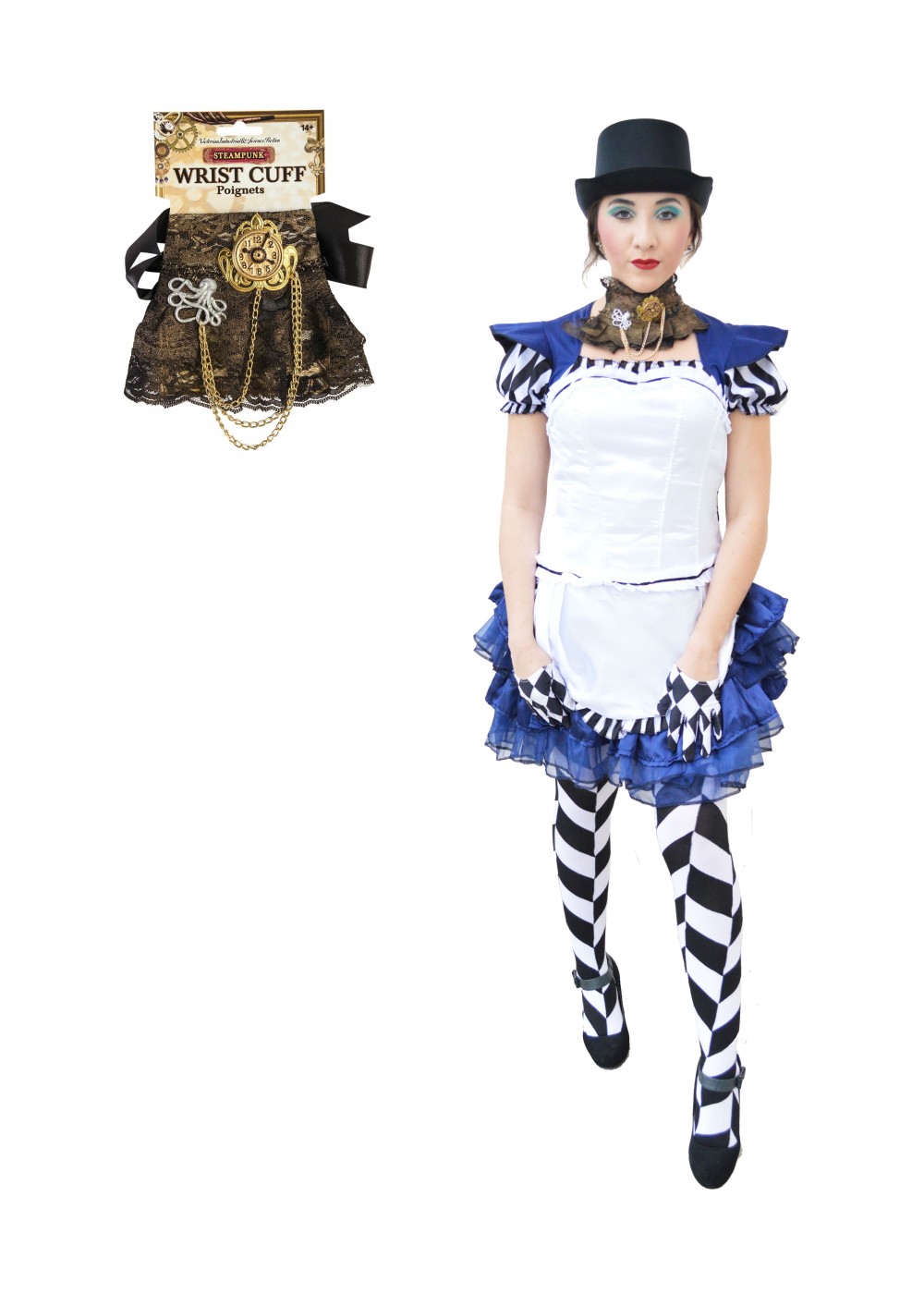 Womens Steampunk Alice Costume Set