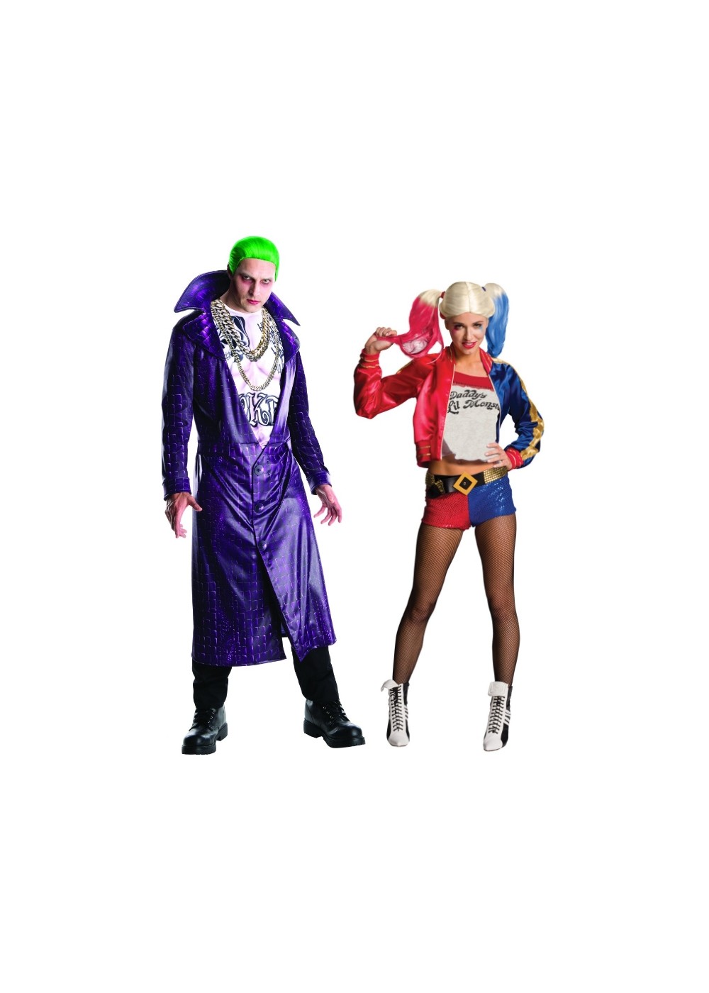 Suicide Squad Joker And Harley Quinn Couples Costume