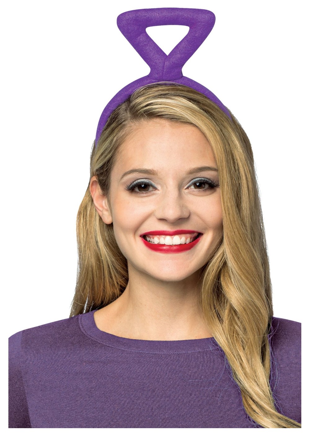 Teletubbies Tinky Winky Purple Triangle Antenna Womens Headband.